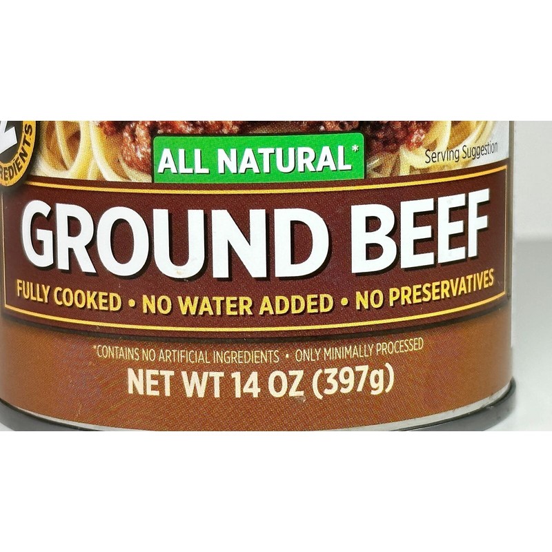 6 Canned Ground Beef 🇺🇸 USA Made Keystone Meat 14