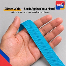 Turquoise 25mm Cotton Twill Tape – Binding, Bunting & Edging Trim