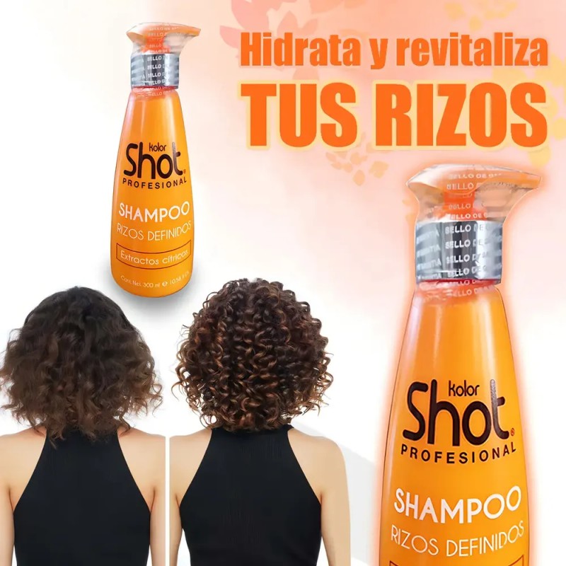 Shampoo Rizos Definidos Sin Sal Con Aceite De Coco Para