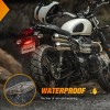 Nilight Motorcycle Tail Lights LED Brake Running Light with License