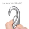 sourcing map Spring Gate Snap Hook 70mm/2.75", 304 Stainless Steel,