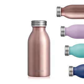 Autsel Stainless Steel Water Bottle 350ml Double Walled Vacuum Insulated Metal Water Bottle Leakproof Sports Flask Bottle BPA Free