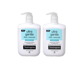 Neutrogena Ultra Gentle Daily Cleanser Foaming Formula for Sensitive Skin - 12 fl oz (Pack of 2)