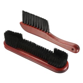 M METERXITY Billiard Pool Table Rail Brush Set Billiard Pool Snooker Accessories Wooden Handle Nylon Blissle for Pool Table 23 x 5.5 cm Burgundy