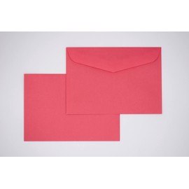 Envelopes DIN C6 Recycled Windowless (100, Red) Pack of 25/50/100