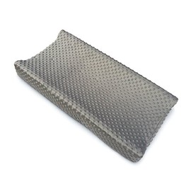 Cover for Infant Contoured Changing Pad 32 x 16 Inches - Minky Dot Fabric - Made in USA (CPC 1)