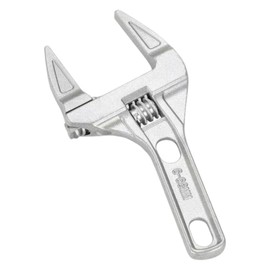 DtgEcd Adjustable Spanner, Wide Jaw Adjustable Spanner, Sink Wrench, Plumbers Wrench for Bathroom Kitchen Sink Faucet, Large Adjustable Spanner with Alloy Handle, 20 Cm Length ﻿