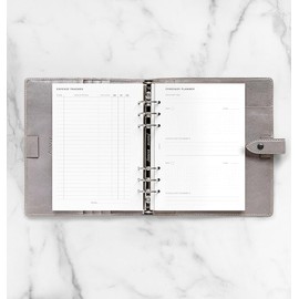 Filofax Travel Planner Refill, A5 Size Organizer, 8.27-inches Height, White, B132929