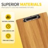 WORPSON Wood-Grain Lap Board Clipboard, for Letter & A4 Size