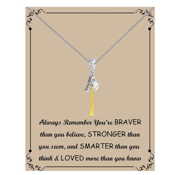 BNQL Graduation Necklace Graduation Gifts Class of 2025 Graduation Gifts