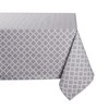DII Lattice Tabletop Collection, Tableccloth, 60x84, Gray