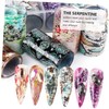 Vaguelly Serpentine Nail Art Stickers Chic Nail Decals for Home
