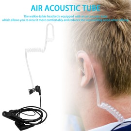 BAOFENG UV-9R Speaker Mic Adapter to K1 2 Pin Earpiece Adapter and Walkie Talkie Earpiece with Mic, Radio Audio Cable Adapter for Baofeng UV-9R UV-5R BF-F8HP Compatible with Retevis H-777 (1pack)