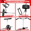 T-bar Row Platform with Chain Full 360°Swivel Eyelet Landmine Attachment