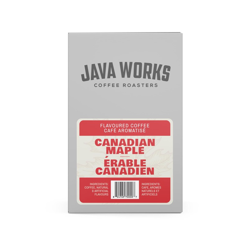 Java Works Coffee - Canadian Maple Flavoured Coffee Single Serve