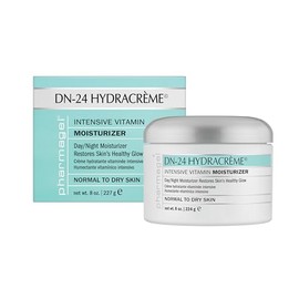 Pharmagel DN-24 Hydracrme Crema facial hidratante profesional  Hidratante intensivo día y noche  Hidrata y nutre la piel seca, 236.59ml (8oz)         