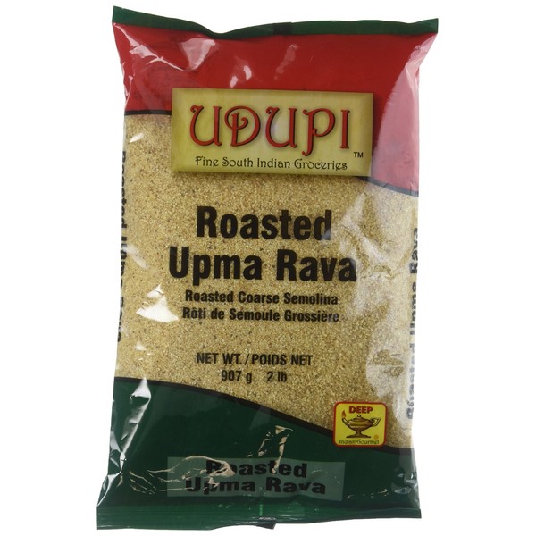 Udupi, Roasted Upma Rava (Roasted Coarse Semolina), 2 Pound(LB)