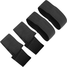 4Pcs Black Elasticated Arm Bands Adjustable Captains Armband Black Football Mourning Armband Funeral Armband for Respect Memorial Soccer Basketball