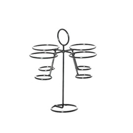 Ice Cream Cone Holder, Ice Cream Cupcake Cone Holder, Cone Cupcake Display Stand Holder Iron for Ice Cream Cone Cupcakes Transporting, Displaying, Decorating (4 Capacity)