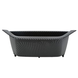 Front Left Inner Door Handle Pull Trim Driver Side Door Armrest Cover Replacement for F25 F26 X3 X4 2011‑2017 LHDCarbon Fiber Style