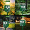 2024 Ultrasonic Animal Repellent, 5 Modes Upgraded Outdoor Cat Solar