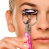 Jeufond 80 pcs Eyelash Curler Refills, Eyelash Curler Pads, Silicone