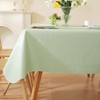 Rectangle Tablecloth,wipeable Vinyl Tablecloths with Flannel Backing,Plastic Outdoor Oil-Proof Waterproof