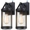 LONEDRUID 2 Pack Dusk to Dawn Sensor Outdoor Wall Sconce