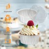 Cupcake Baking Cupswith Lids, 50pcs 5oz 125ml Muffin Liners Cups