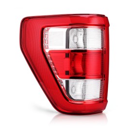 OKLPF Rear Brake Tail Lights Compatible With 2021 2022 2023 Ford F150 F-150 XL,Replacement ML3Z-13405-E,Replacement Red Taillights Assembly,Not Included Bulbs,Left Driver Side Tail Lamp