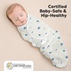 3-Pack Baby Swaddle Sleep Sacks with Zipper - Newborn Swaddle