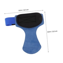 BESPORTBLE Weight Lifting Palm Protector Wrist Strap Breathable Glove for Weightlifting Cycling and Outdoor Sports Right Hand Fog Sky-Blue