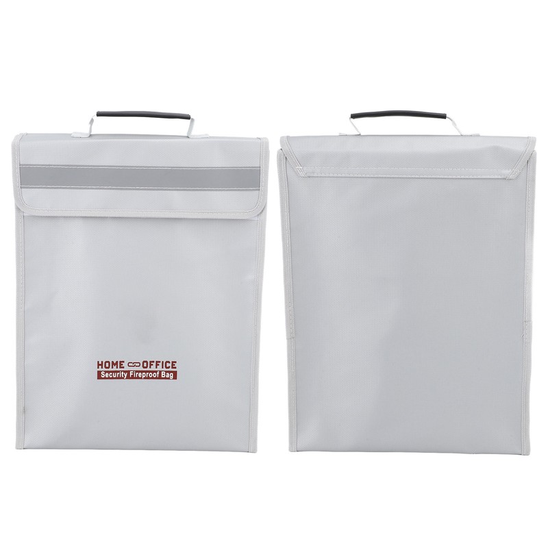 Fireproof Document Holder Pouch Waterproof Fireproof Money Bag with Zipper