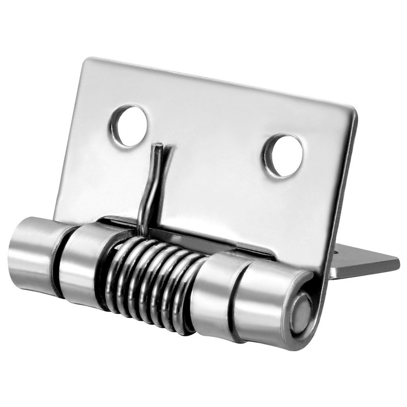 sourcing map 5pcs Self-Closing Spring Hinge 25 mm Stainless Steel