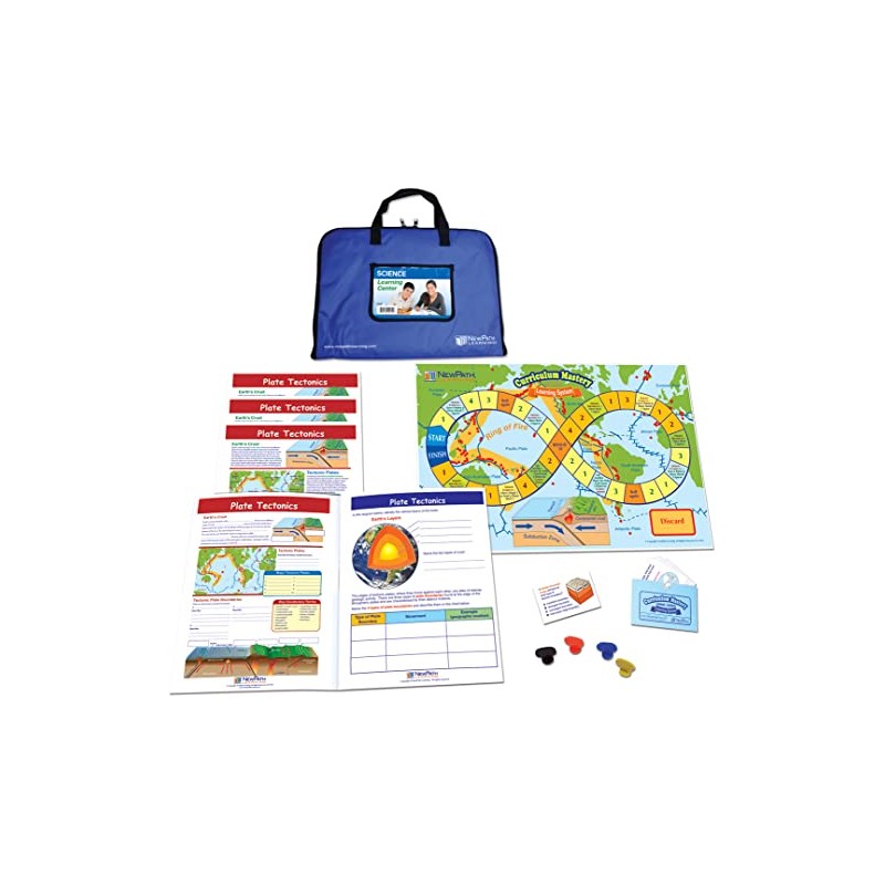 NewPath Learning Plate Tectonics Learning Center Game - Grades 6-9