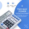 M&G Desktop Calculator 12 Digits Extra Large LCD Display, Dual