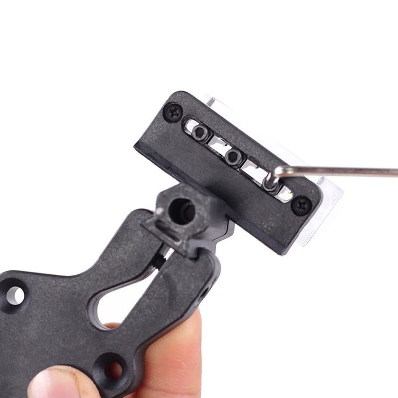 MiOYOOW Compound Bow Visor, Micro Adjustable 3 Pin Bow Visor