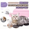 ADNIKIA Sticky Cat Clothes,Pajamas for Cats only,Soft Onesie,Purple M