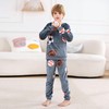 V.&GRIN Boys Fleece Pajamas, Soft Cozy Pullover Sweatshirt Pants Set