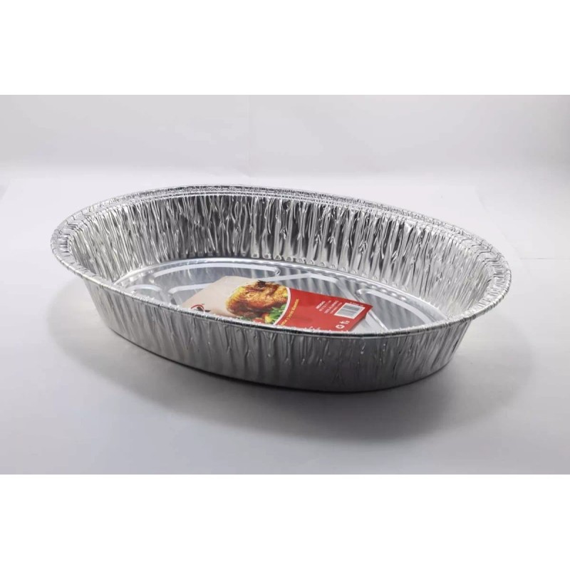 NALI FOIL Charola Pavera Aluminio Rectangular / Ovalada *facturamos*