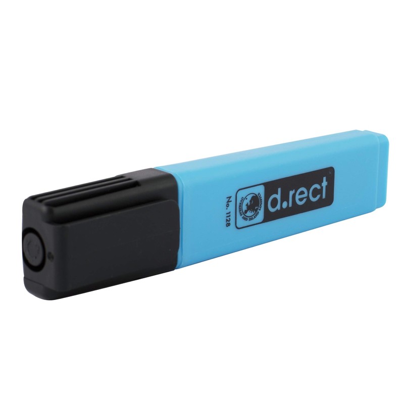 D.RECT 12 Blue Chisel Tip Highlighter Pens 1128