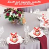 Anglecai 12 Pack Clear Plastic Cupcake Boxes, 3.5 Inch Gold