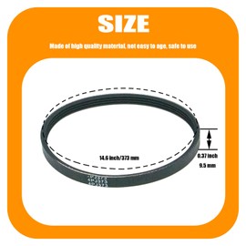 PJ373 Belt for Husky Air Compressors Fits Model H1504ST, A700062 Pump