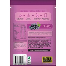Protein Supplies Australia Protein Jelly with Collagen Grape 12x30g