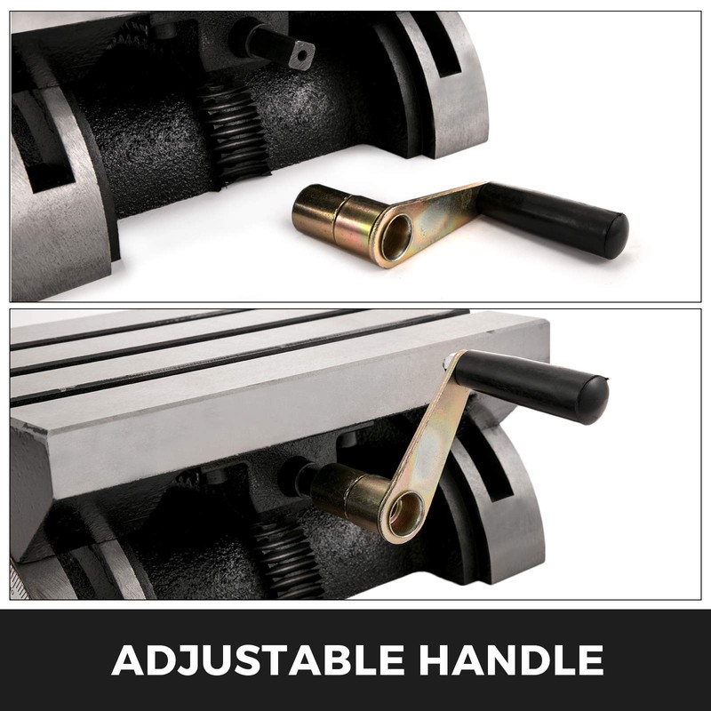 BestEquip Tilting Milling Table 10x7inch Tilting Angle Milling Machine 0-90°Adjustable
