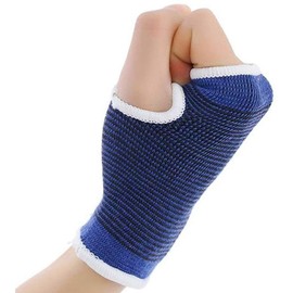 Luwint Kids Hand Wrap - Knitted Palm Sleeve Wrist Brace Hand Protection Support for 8-14 Years, 1 Pair