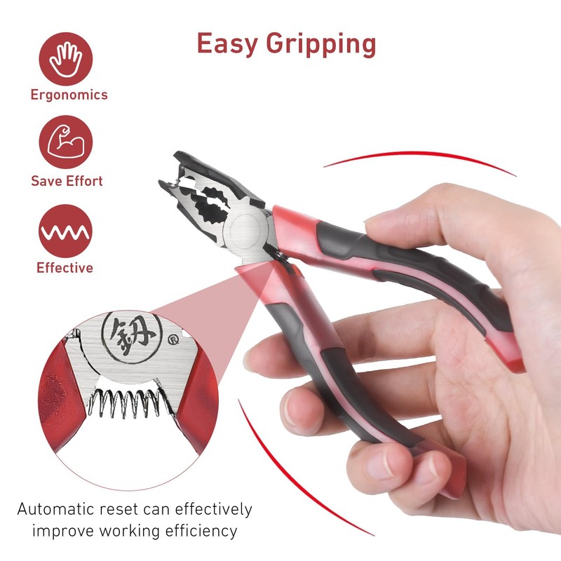Cutting Joining Pliers, Manual Metal Ball Chain Connector Pliers, Roller