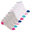 Footstar Women’s Design Trainers Socks (8 Pairs), Short Cute Socks