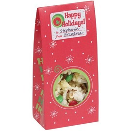 Christmas Print Treat Box w/Window 6 per Pack