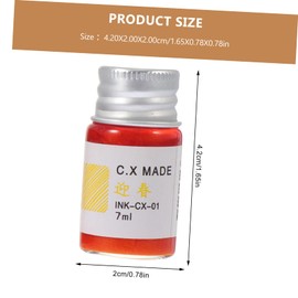 jojofuny 6Pcs Creative Ink Dip Pen Ink for Calligraphy Art and Writing Leak Bottles Truffle Spring for School Office